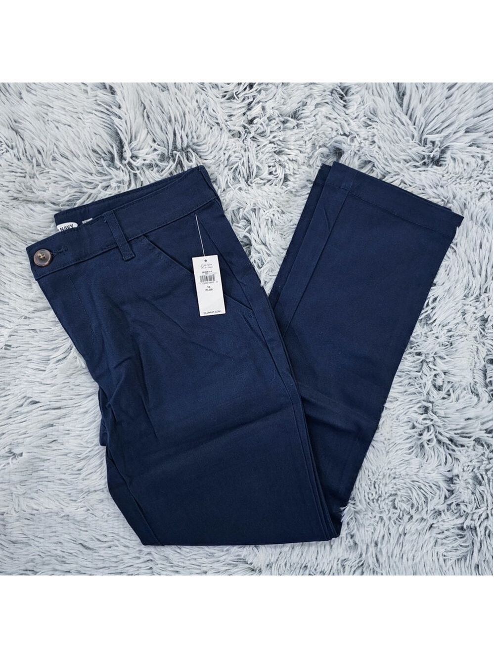 Old Navy Girl’s Skinny Uniform Chino Pants Navy size 10 PLUS